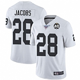 Nike Raiders 28 Josh Jacobs White 100th And 60th Anniversary Vapor Untouchable Limited Jersey Dzhi,baseball caps,new era cap wholesale,wholesale hats